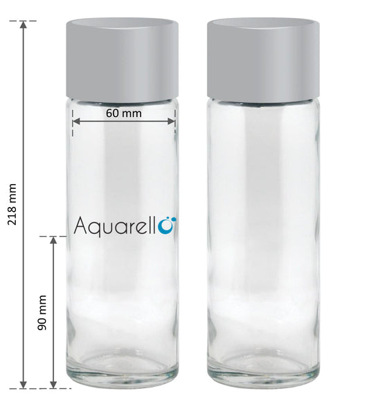 Bouteille en verre 50cl - Bouteille en verre Aquarello MODÈLE2